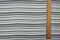 Black-White Rayon Cotton Stripe Dobby Woven Fabric By the Yard